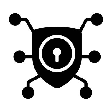 Güvenli bağlantı simgesi, şifreleme bilgisi. Siber güvenlik