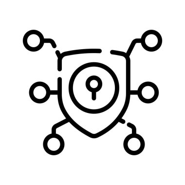 Güvenli bağlantı simgesi, şifreleme bilgisi. Siber güvenlik