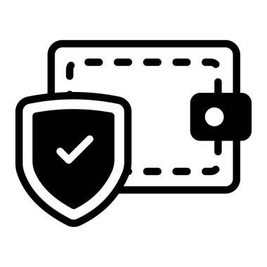 Kalkanlı cüzdan güvenliği, para güvenliği. Finansal güvenlik, nakit güvenlik