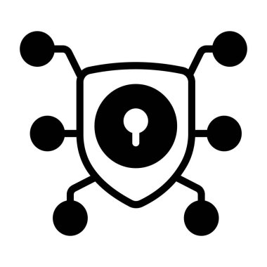 Güvenli bağlantı simgesi, şifreleme bilgisi. Siber güvenlik