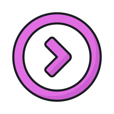 Sonraki, ileri düğme vektör tasarımı