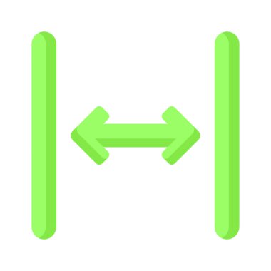 Ok vektör tasarımını genişlet, simge kullanmaya hazır