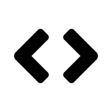 Yatay yeniden boyutlandırılmış ok vektör tasarımı