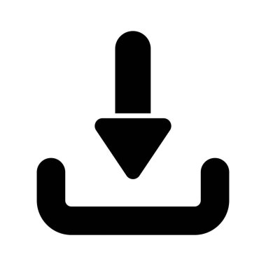 İndirme simgesini düzenlenebilir biçiminde, premium kullanım için kullanmaya hazır