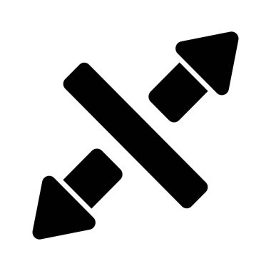 Ok vektör tasarımını genişlet, simge kullanmaya hazır