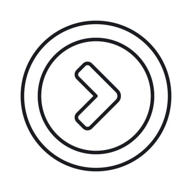 Sonraki, ileri düğme vektör tasarımı