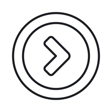 Sonraki, ileri düğme vektör tasarımı