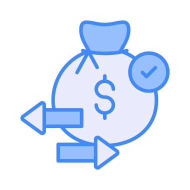 Aktarım vektör tasarımı beyaz arkaplanda izole edildi