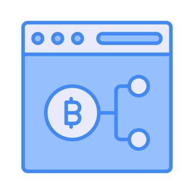 Yaratıcı olarak tasarlanmış bu bitcoin web vektör tasarımına bakın.