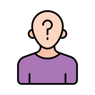 Bu güzel anonimlik vektörünü ele geçirin. Simge kullanmaya hazır olun.