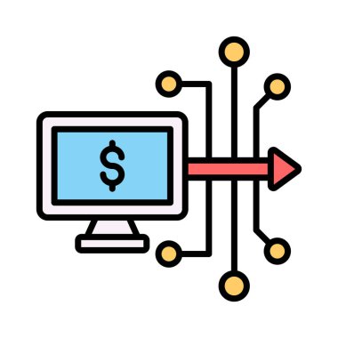 Bu güzel para transfer ağı simgesini kontrol et