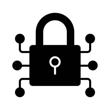 Moda tarzında dijital kilidin bu premium simgesini kontrol et