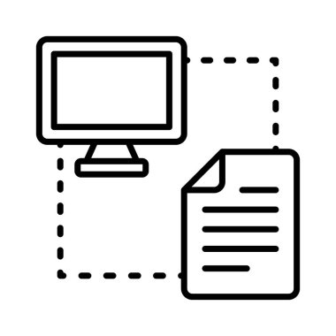 Modern biçimdeki akran ağ vektör tasarımı