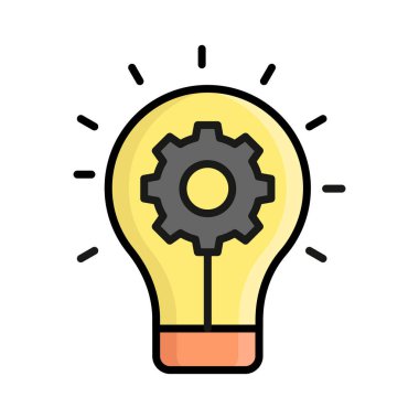 innovation vector icon isolated on white background