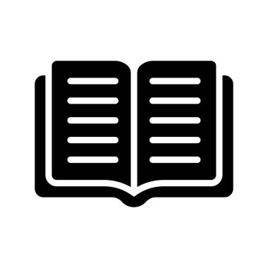 Beyaz arkaplanda izole edilmiş bu şaşırtıcı kitap simgesini indir