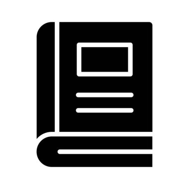 Beyaz arkaplanda izole edilmiş bu şaşırtıcı kitap simgesini indir