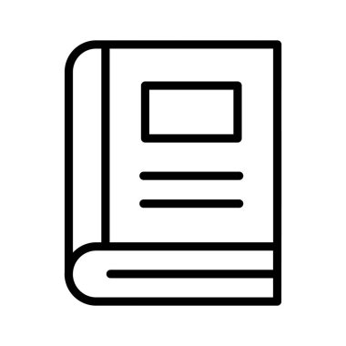 Beyaz arkaplanda izole edilmiş bu şaşırtıcı kitap simgesini indir