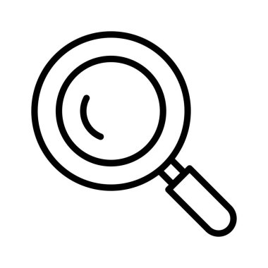 Büyütme cam vektör tasarımı, modaya uygun bir araştırma aracı simgesi