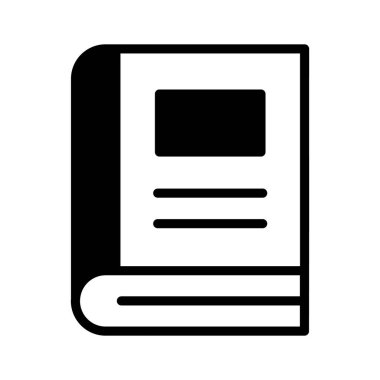 Beyaz arkaplanda izole edilmiş bu şaşırtıcı kitap simgesini indir