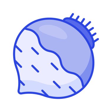 İnanılmaz bir şalgam, sebze kökü, organik gıda, beyaz arka planda izole edilmiş.