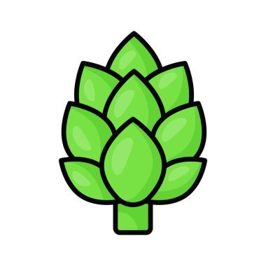 Enginar vektör tasarımı, premium simgesi kullanmaya hazır