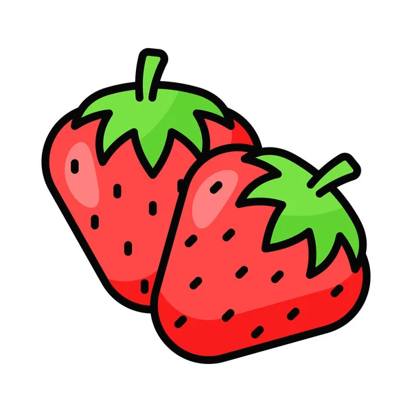 Take Look Beautifully Designed Icon Strawberry Modern Design Style — Stock Vector