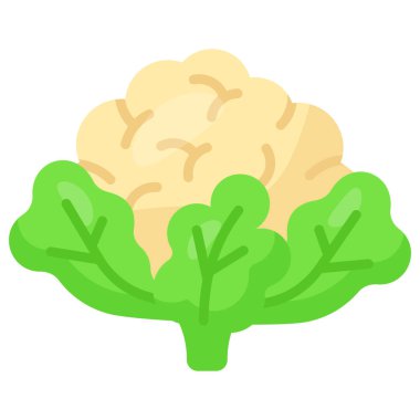 Yeşil yapraklı taze karnabahar, sağlıklı ve organik yiyecek.