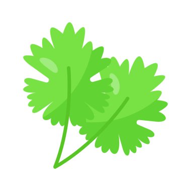 Kişniş tasarım tarzında şaşırtıcı simge, vektör kullanmaya hazır