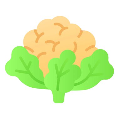 Yeşil yapraklı taze karnabahar, sağlıklı ve organik yiyecek.