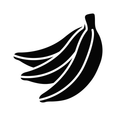 Sağlıklı beslenme, muhteşem muz ikonu, vektör kullanmaya hazır.