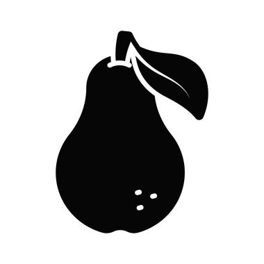 İnanılmaz bir armut, sağlıklı ve organik gıda ikonu.