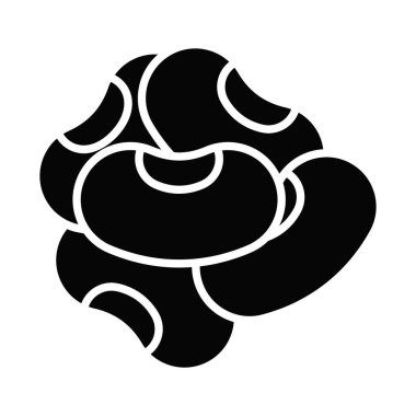 Modern tasarım tarzında böbrek fasulyesi vektör tasarımı