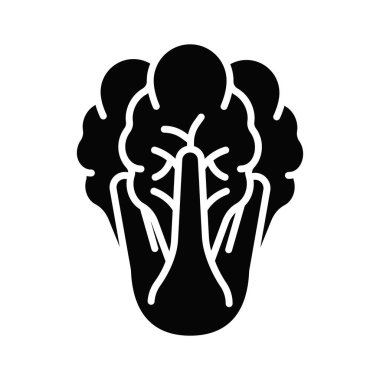 Bu görsel olarak mükemmel olan lahananın modaya uygun bir görüntüsünü yakalayın. Lahana vektörü