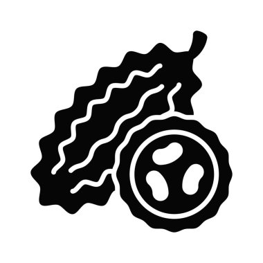 Modern tasarım tarzında acı kabak vektör tasarımı