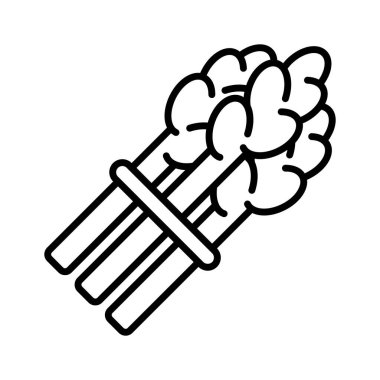 Kuşkonmaz sebze tasarımı, sağlıklı ve organik gıda.