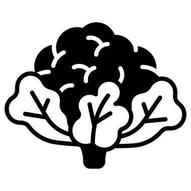 Yeşil yapraklı taze karnabahar, sağlıklı ve organik yiyecek.