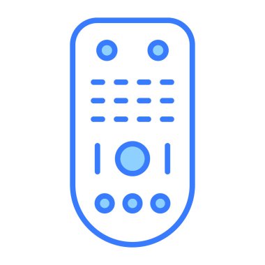 Kablosuz uzak vektör tasarımı, TV uzaktan kumandasının özelleştirilebilir simgesi.