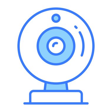 Web kamerasının bu güzel vektörünü modern tarzda, premium simgesinde işaretleyin.