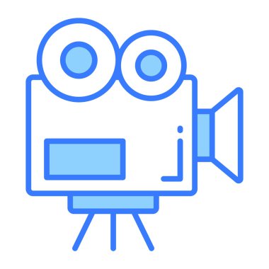 Kamera vektör tasarımı, kullanımı ve indirilmesi kolay simge.