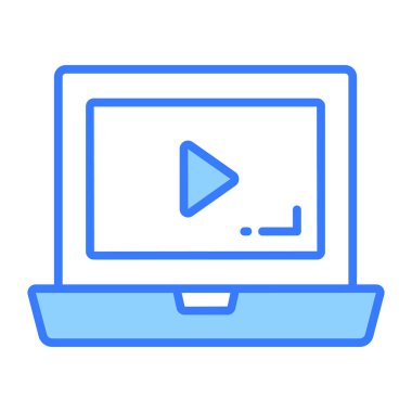 Dizüstü bilgisayarın düzenlenebilir vektör tasarımı, elektronik aygıt.