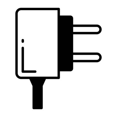 Düzenlenebilir biçimdeki mobil şarj vektör tasarımı, premium simgesi.