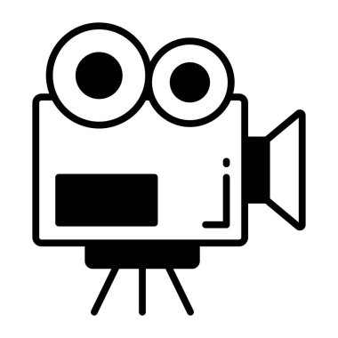 Kamera vektör tasarımı, kullanımı ve indirilmesi kolay simge.