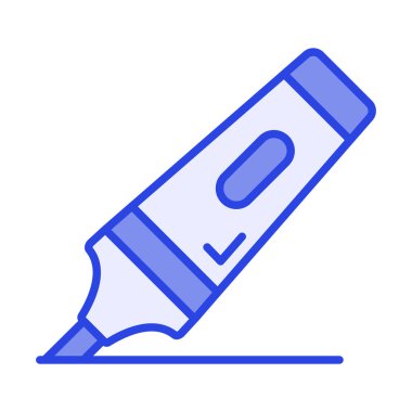 İşaretleyicinin özelleştirilebilir modern ve güzel vektörü