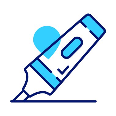 İşaretleyicinin özelleştirilebilir modern ve güzel vektörü