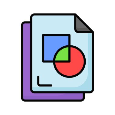 Bu dikkatlice hazırlanmış renk dosya vektörünü moda biçiminde kontrol et