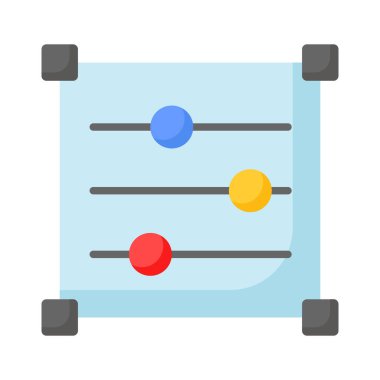 Renk ayarlama vektör tasarımı, renk kombinasyonu simgesi