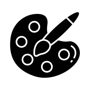 Renk paletinin en iyi simgesi, moda biçimi, boyama araçları