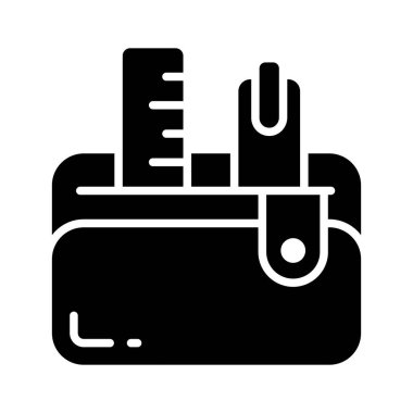 Kalem durumu vektör tasarımı, simge kullanmaya hazır, beyaz arkaplanda izole edilmiş