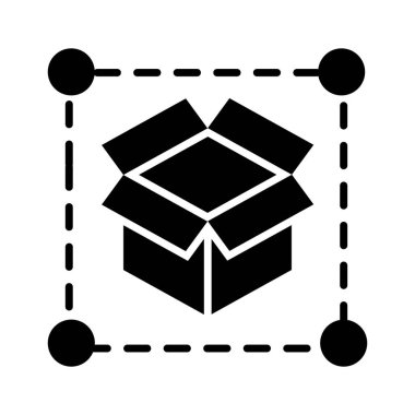 Paketleme tasarımı vektör modern biçimi, simge kullanmaya hazır