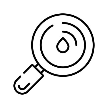 Renk düşüşlü büyüteç, konsept renk arama vektörü, araştırma